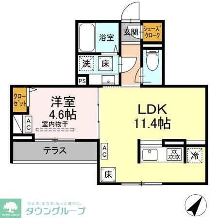 エスペリア淵野辺の物件間取画像